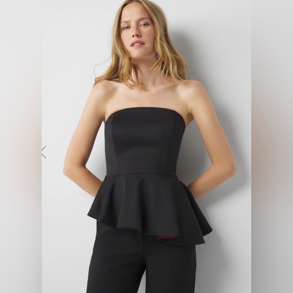NWT WHBM Asymmetrical Hem Bustier. Medium. Glamorous!! Size 10. - Picture 6 of 13